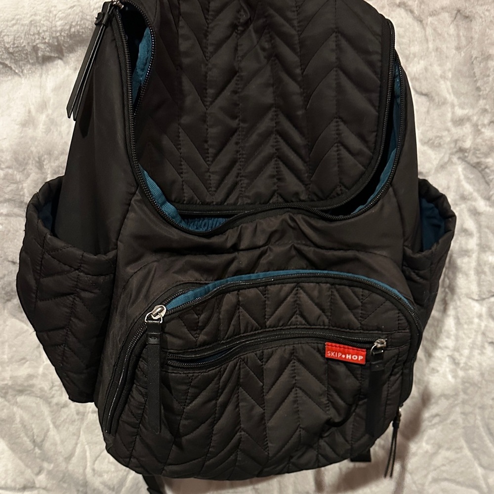 Skip Hop Black Quilted Men's Backpack